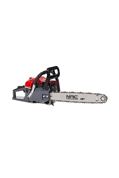 NAC CST38-35-06AC Gas Chainsaw, 2-Stroke, Black/Red
