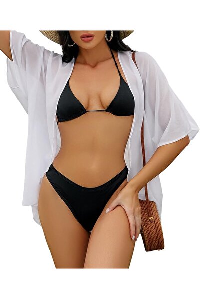 GENERAL Womens Kimono Beach Cover Up Chiffon Cardigan Floral Tops Loose Capes