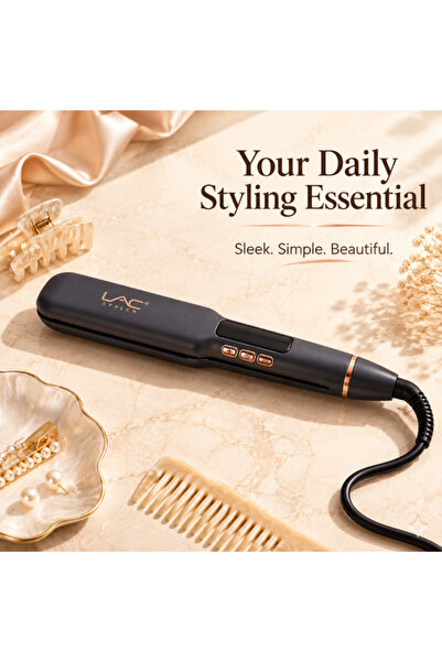 Generic Brand Wide Plate Digital Hair Straightener Flat Iron, LCD Display Adj...