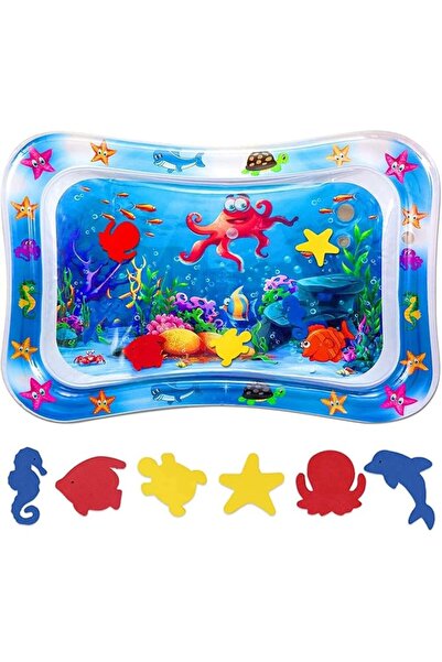 Showay Baby Water Mat, Water Baby Game mat, Inflatable Baby Play Mat and Todd...