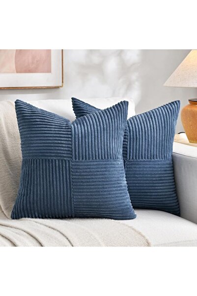 Fancy Homi 2 Packs Rust Boho Decorative Throw Pillow Covers 18x18 Inch for Co...