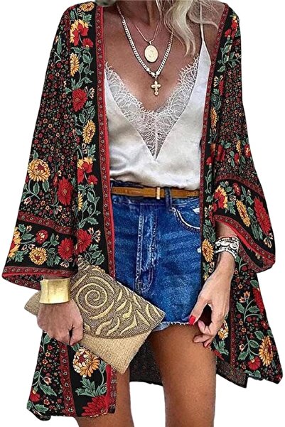 TBSCWYF Beach Tunic Women's Beach Dress Long Summer Pareo Beach Tunic Floral ...