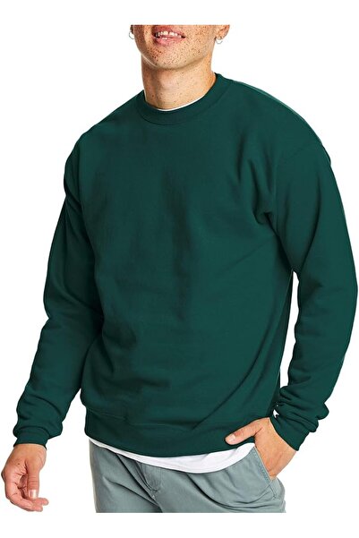 HANES Men's Ecosmart Fleece Sweatshirt, Cotton-blend Pullover, Crewneck Sweat...