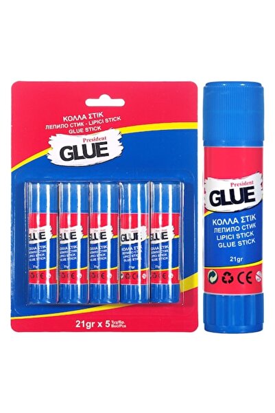 AAA Set Lipici Stick President 21g - 5 bucăți
