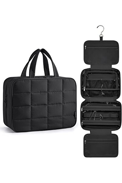 BAGSMART Travel Toiletry Bag with Jewelry Organizer, Hanging Travel Bag for T...