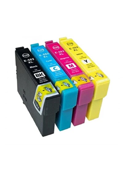 Ulm Cart Set 4 cartuse cerneala compatibile Epson T-502XL T 502XL, 49 ml, mul...