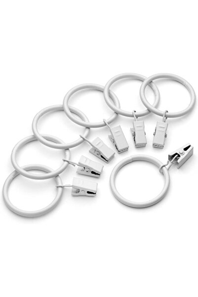 Morvena Picks Inele de cleme pentru feronerie Pachet de 7 Inele albe cu cleme...