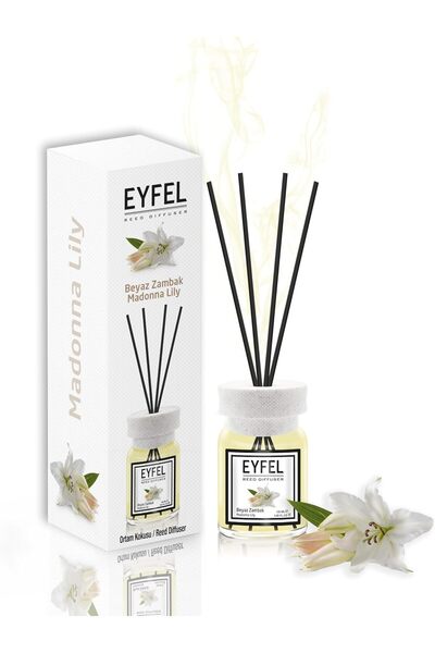Generic Madonna Lily Reed Diffuser 120ml | Elegant White Floral Room Fragranc...