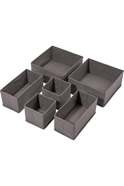 GENERAL 3 Pcs Collapsible Storage Boxes with Lids, Fabric Foldable Storage Bi...