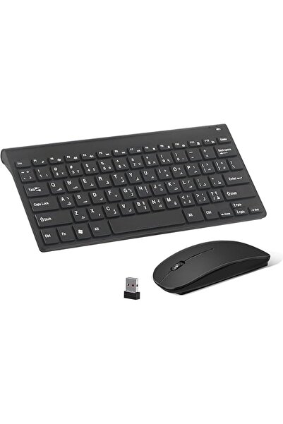 ULHYCE ULHYC 78 Keys Arabic/English Wireless Keyboard and Mouse Combo Quiet U...