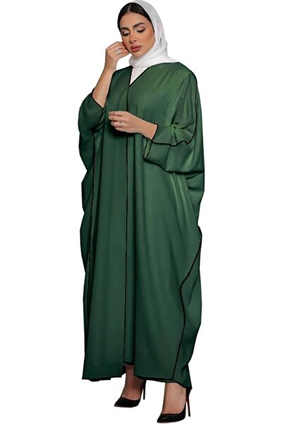 GENERAL Muslim Traditional Clothing Abaya Solid Islamic Long Dress Women Open...