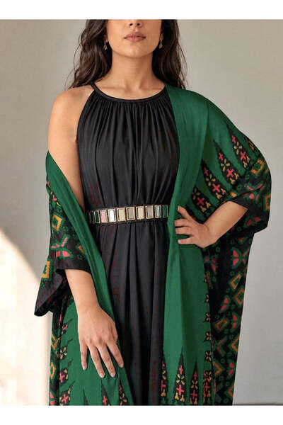 ECSTACY COUTURE Ankara G cape kaftan set