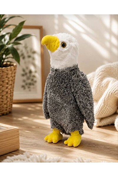 TOPROCKSTORE Sevimli Peluş Kartal Çocuklar İçin Oyun ve Uyku Arkadaşı 45 cm