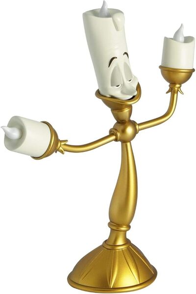 Tazweeq Beauty and The Beast Lumiere Candelabra Lamp, Alarm Clock Ornament Re...