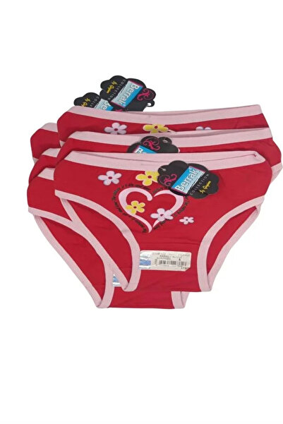 Mariposa Secret 2 Girls Heart and Floral Printed Bikini 6 Pieces