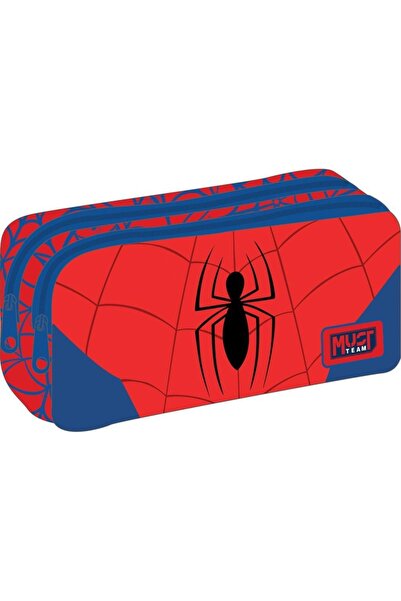 MC Micostore Penar tubular 2 fermoare 21x6x9cm Spiderman Red