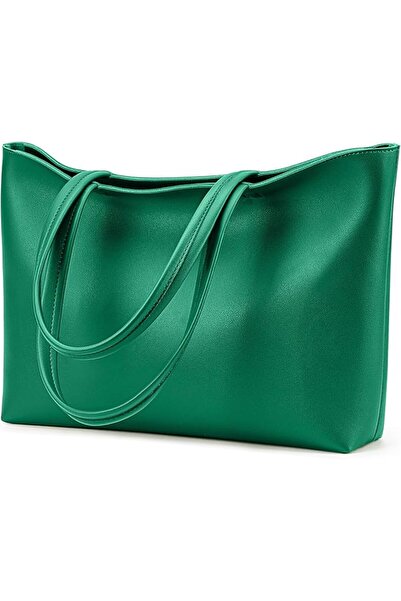 KALIDI FANCY FOREST KALIDI Tote Bag Zipper Shoulder Bag Faux Leather Purses f...