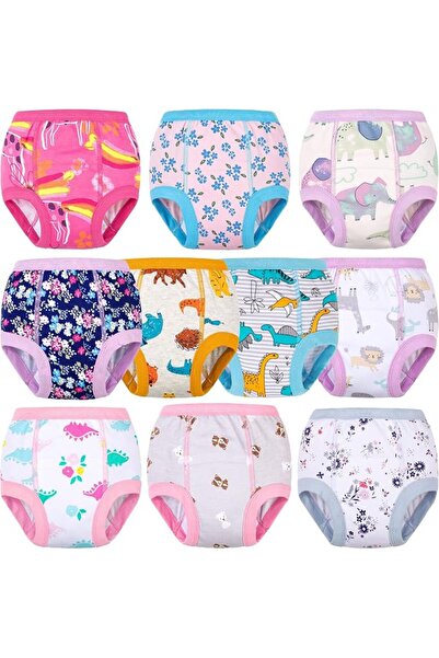 BIG ELEPHANT Potty Training Underwear 10 Packs Absorbent Toddler Training Pan...