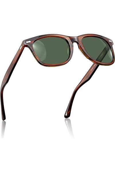 CARFIA Square Polarized Sunglasses for Men UV400 Protection Retro Acetate Ita...