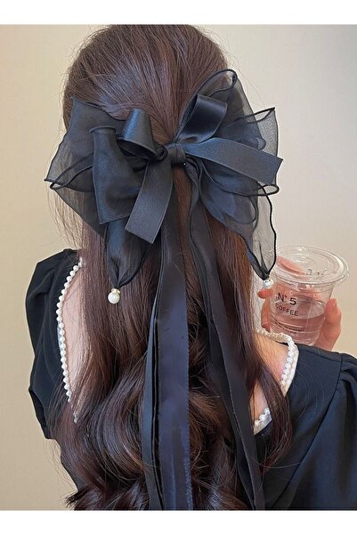 Generic Large Hair Bows for Women Girl Hair Bow, Big Bow Hair Clip, French Ba...