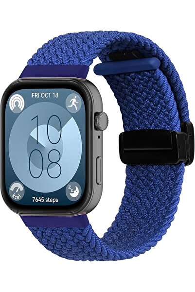 GENERAL Replacement Bands for Huawei Watch Fit 4/Fit 3, Nylon Elastic Smartwa...