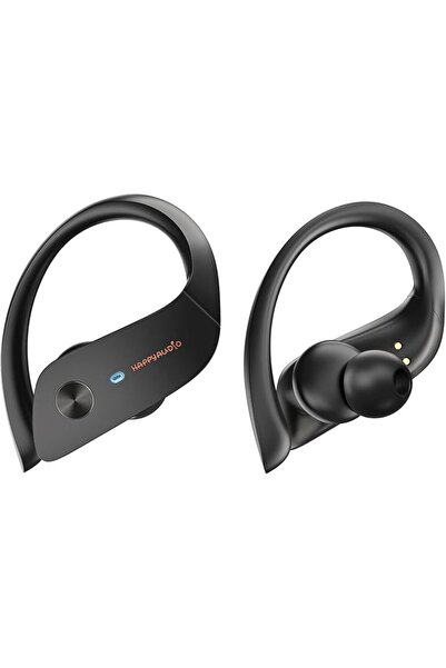 HAPPYAUDIO سماعة رأس ذكية مفتوحة بتقنية البلوتوث 5.4 مع ميكروفون مزدوج وتقنية...