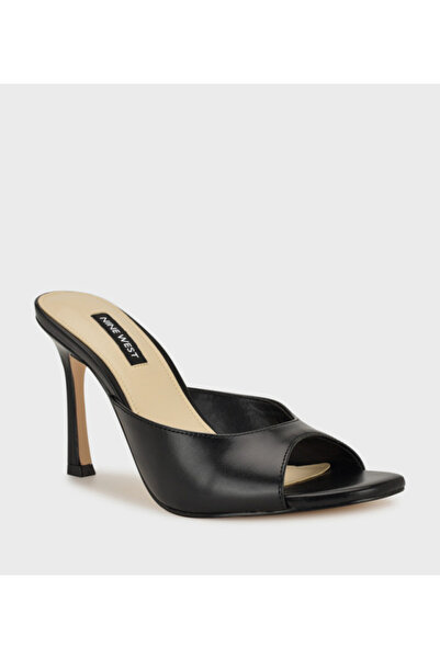 Nine West صندل نسائي أسود بسيط