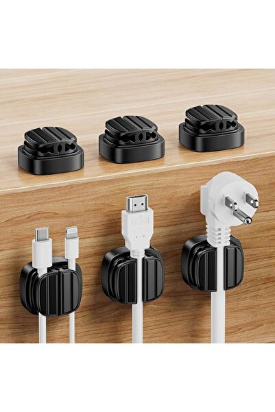 NALACAL 6 Pack Cord Organizer Spring Cable Holder Clips, USB Cable Holders fo...
