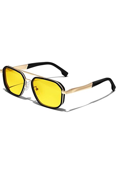 KANASTAL Metal Frame Sunglasses for Men, Polarized Sun Glasses Military Goggl...