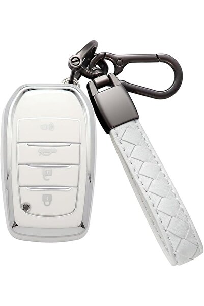 Generic Key Fob Cover fit for Toyota, TPU with Keychain Key Case Holder Full ...