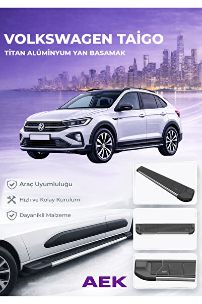 AEK Modern VW Taigo Premium Titan Alüminyum Yan Basamak