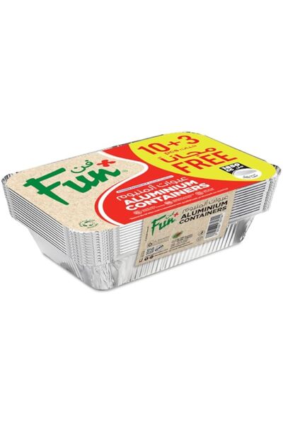 Generic Promopack Aluminium Container with Lids 1850cc - Lunch Box- Food Stor...