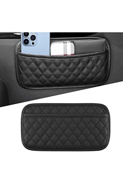 ELEPHANTBOAT ® Car Phone Storage Pouch, Stylish PU Slim Pouch, Self-adhesive ...