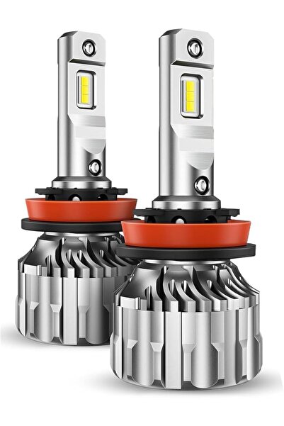 X SPRING مصابيح H11، قطعتان من مصابيح LED فائقة السطوع بقوة 28000 لومن، إضاءة...