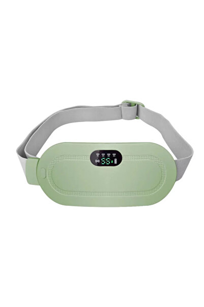 ABYZ Heated Massage Belt Menstrual & Back Pain Relief Pad 3 Heat Levels 4 Vib...