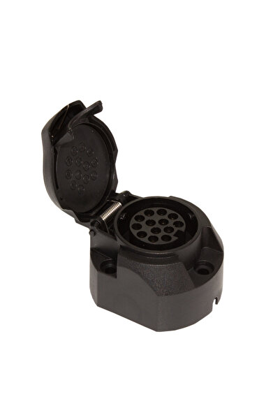 Alista Home Priză remorcă 13 pini, conector auto 12V cu standard ISO, capac n...