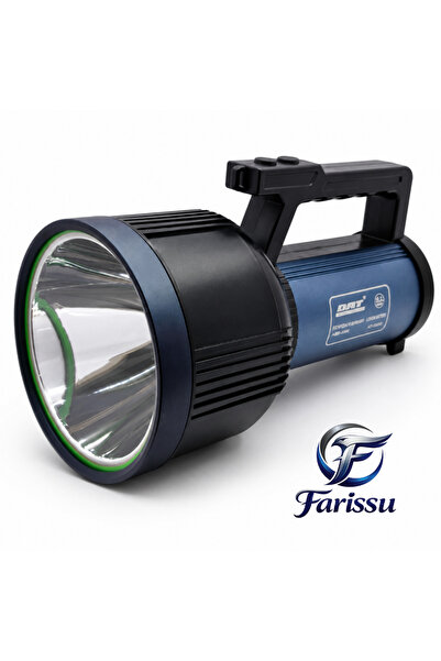 farissu 200W Uzun Menzilli Şarjlı El Feneri (1.5 KM) - 9600mAh Powerbank Özel...