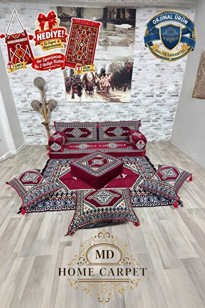 md home carpet Şark Köşesi Oturma Grubu Premium Paket Ev Salon Balkon Oda İçi...