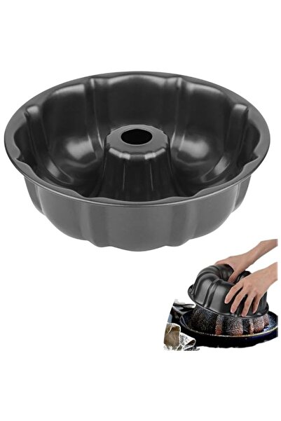 Generic Non-Stick Fluted Tube Cake Pan, Heavy Duty Carbon Steel Pound Cake Mo...