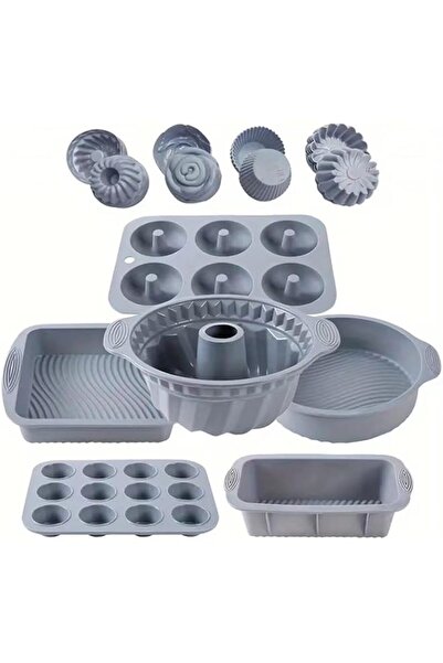 Generic THE WHITE SHOP 30pcs Nonstick Silicone Bakeware Set With Baking Pan, ...