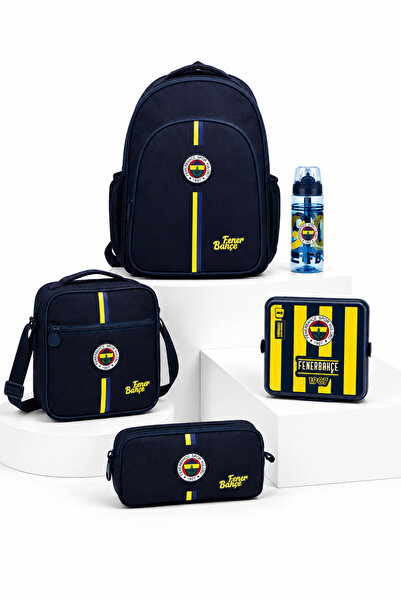 Fenerbahçe 26789 Licensed 5-Piece School Bag Set Backpack Lunch Box Pen Holde...