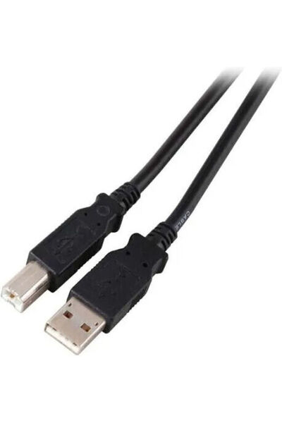 EFB Καλώδιο USB 2.0 Α-Α, Ανοξείδωτο, 1,8μ, Μαύρο, Classic