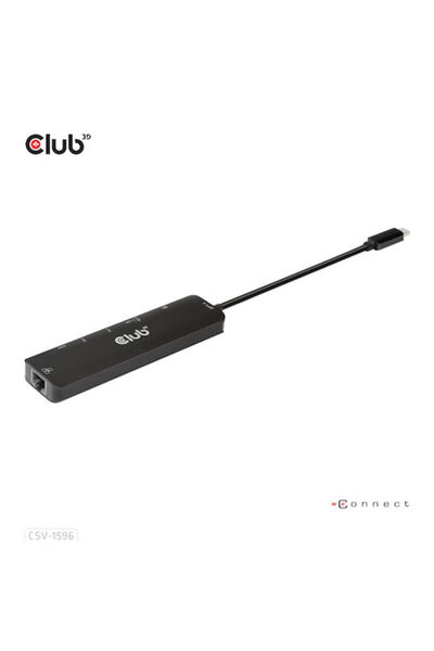 Other Club3D USB-C Σταθμός Σύνδεσης με HDMI 4K PD Ethernet Μαύρο (CSV-1596)