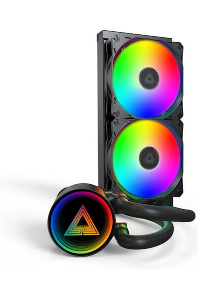 MONTECH Lightflow 240 Σύστημα Υδρόψυξης AIO CPU με 2 ανεμιστήρες 120mm και Φω...