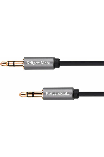 Kruger&Matz Κρούγκερ & Ματζ Καλώδιο Jack 3.5mm, Αρσενικό 3.5mm - Αρσενικό 3.5...