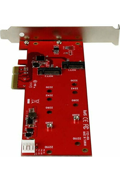 startech Κάρτα PCIe με 2 θύρες M.2 Κωδικός: PEX2M2