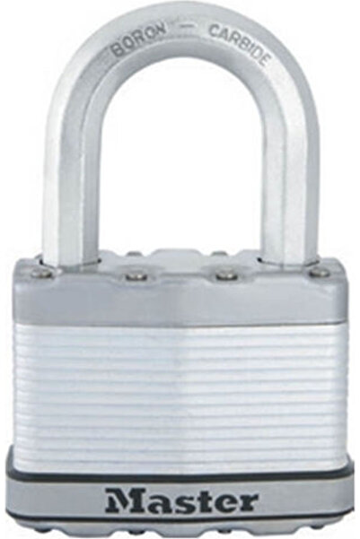 Master Lock Ατσάλινο Λουκέτο Ορειχάλκινο με Κλειδί 45mm Ασημί 1 τεμάχιο Κωδικ...