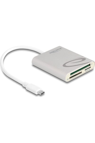 DELOCK Αναγνώστης καρτών Type-C για /S/D/ /m/i/c/r/o/S/D/ / /C/o/m/p/a/c/t/F/...