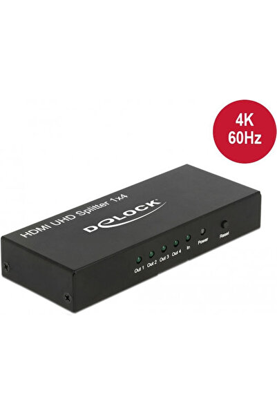 DELOCK 18684 UHD 1 είσοδος/4 έξοδοι HDMI Διαχωριστής 18684