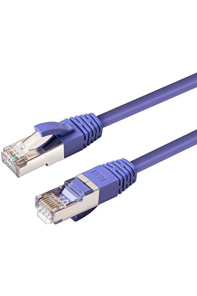 MicroConnect S/FTP Cat6 20μ Μωβ LSZH Ζεύγη PMF σε Μεταλλικό Φύλλο 4x2xAWG 28 ...